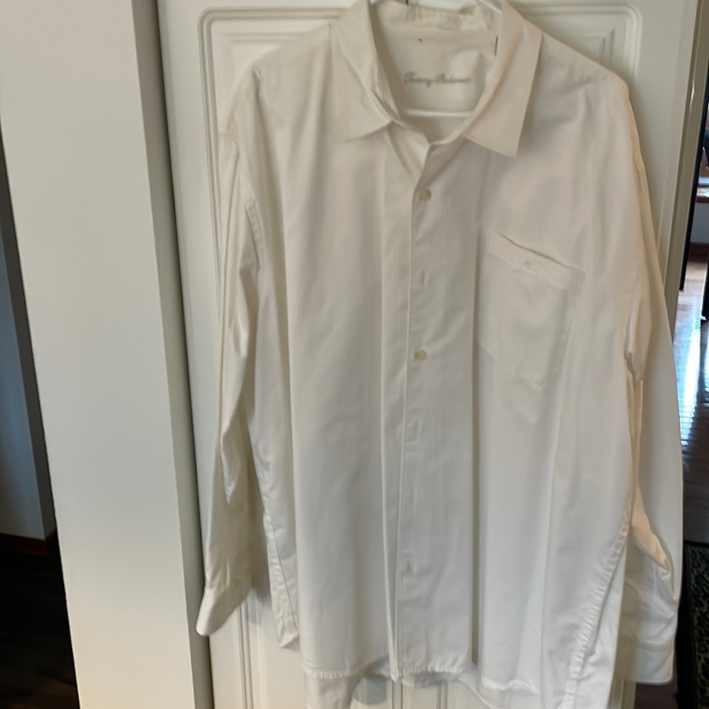 Tommy Bahama XXL Long Sleeve Shirt Cream color